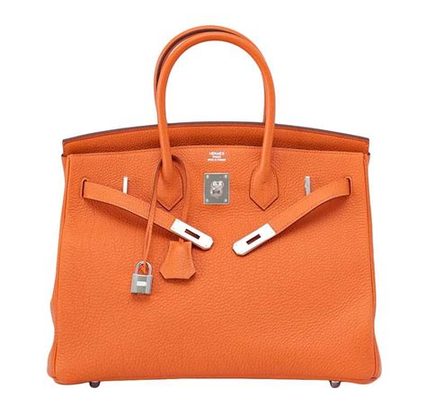 hermes birkin bag 35 togo orange